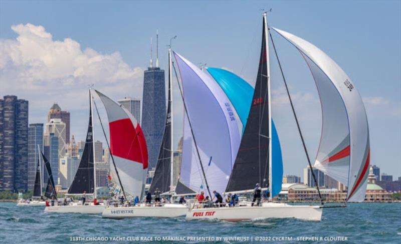 Chicago Mackinac Race 2022 photo copyright Stephen R Cloutier taken at Chicago Yacht Club and featuring the IRC class