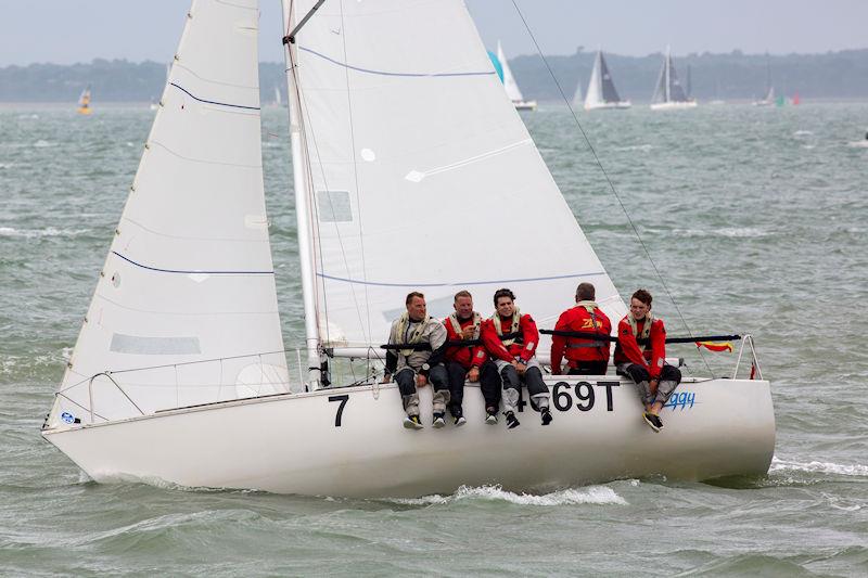 IRC 7 on Cowes Week day 2 photo copyright Martin Augustus / www.sailingimages.co.uk taken at Cowes Combined Clubs and featuring the IRC class