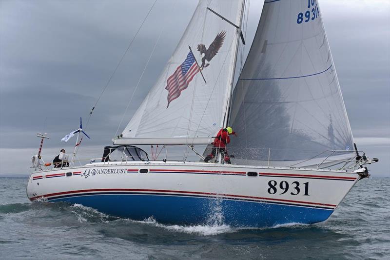 Back once again - Charlene Howard's Sun Odyssey 45 AJ Wanderlust (IOM) - racing with Bobby Drummond photo copyright Rick Tomlinson / www.rick-tomlinson.com taken at Royal Ocean Racing Club and featuring the IRC class