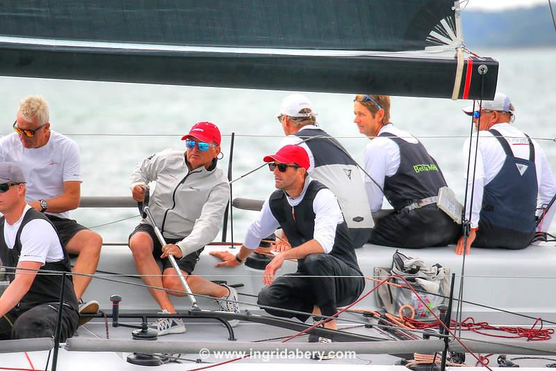 Sir Ben Ainslie calling tactics on Fargo on Cowes Week day 6 - photo © Ingrid Abery / www.ingridabery.com