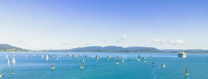 The fleet spread out today - Airlie Beach Race Week - photo © Colours and Clouds Media