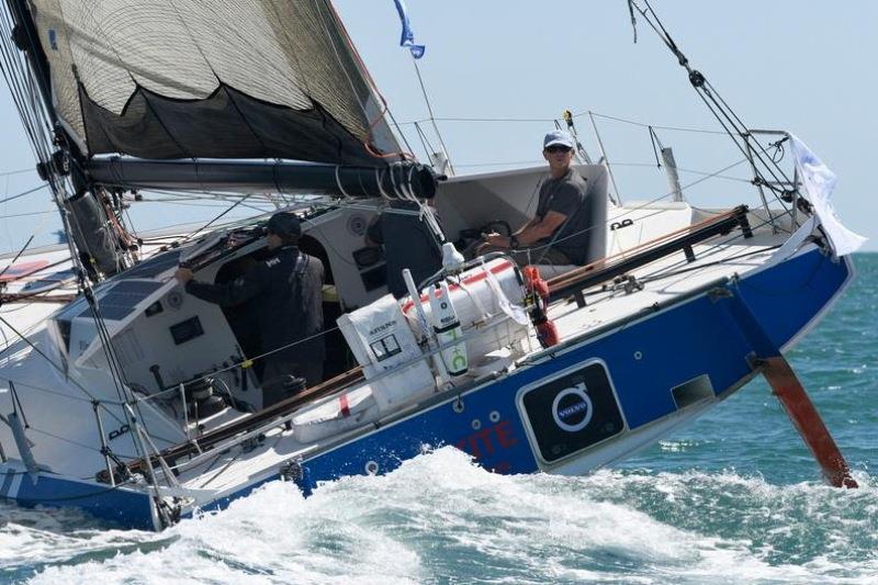 At 1000 BST on day nine of the race Greg Leonard's Kite and Tquila were both 30 miles from St Kilda achieving 10 knots of boat speed - 2022 Sevenstar Round Britain & Ireland Race, Day 9 - photo © Paul Wyeth / pwpictures.com