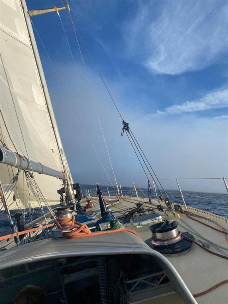 Life on board Marie Tabarly's 73ft Pen Duick VI - 2022 Sevenstar Round Britain & Ireland Race, Day 9 - photo © Pen Duick VI