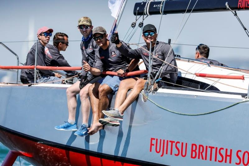 One of the top performers of the fully crewed boats is the Army Sailing Association's Sun Fast 3600 Fujitsu British Soldier, which is now ranked fourth overall photo copyright Paul Wyeth / pwpictures.com taken at Royal Ocean Racing Club and featuring the IRC class