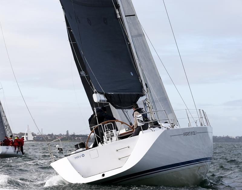 MRV Set the pace for the race - 2022 Winter Series photo copyright Dave Hewison taken at Ocean Racing Club of Victoria and featuring the IRC class