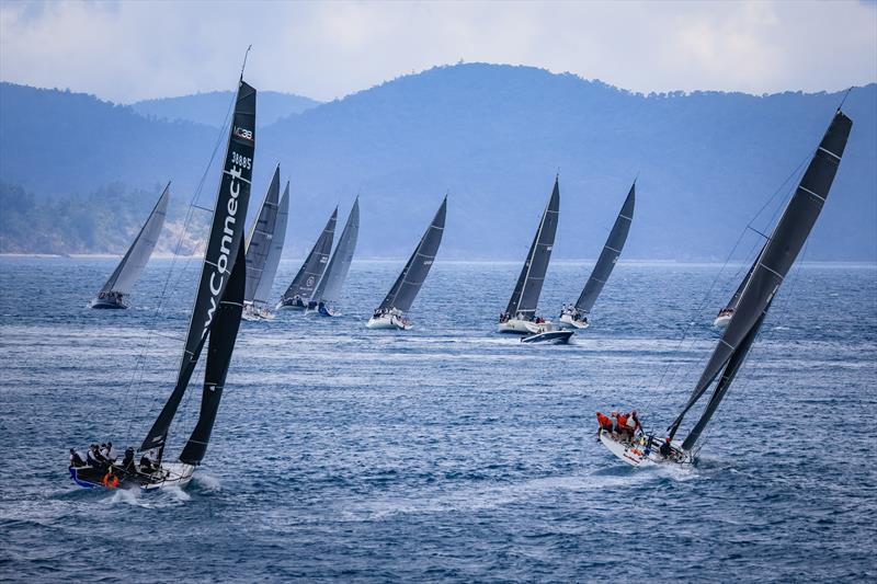 Division 3 on the course on day 2 of the Australian Yachting Championships at Hamilton Island Race Week photo copyright Salty Dingo taken at Hamilton Island Yacht Club and featuring the IRC class