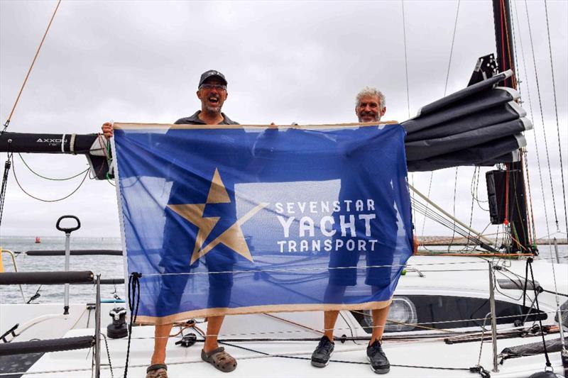 After IRC time correction for 15 days of racing, Jangada won overall by seven minutes and nine seconds. Rob Craigie's Sun Fast 3600 Bellino racing Two-Handed with Deb Fish was second overall - Sevenstar Round Britain & Ireland Race photo copyright James Tomlinson / RORC taken at Royal Ocean Racing Club and featuring the IRC class