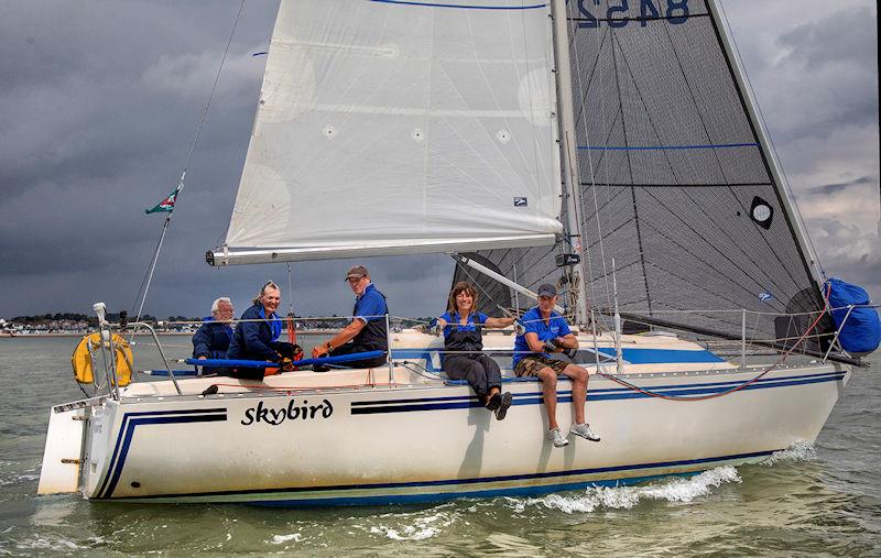 The Skybird Crew during Mersea Week 2022 - photo © Chrissie Westgate