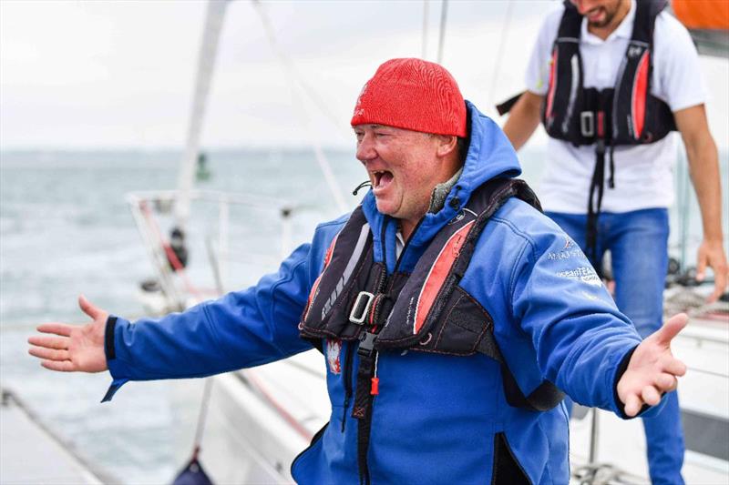 We did it!: `We thoroughly enjoyed the race,` said Kuba Szymanski who lives in Isle of Man photo copyright James Tomlinson / RORC taken at Royal Ocean Racing Club and featuring the IRC class
