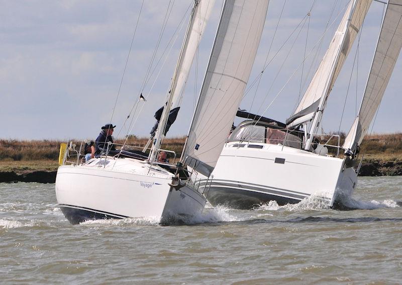 Class 6 racing on Burnham Week 2022 Day 2 - photo © Alan Hannah