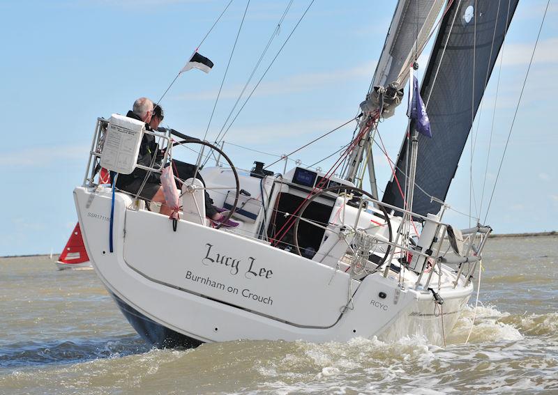 Lucy Lee wins Class 6 on Burnham Week 2022 Day 3 - photo © Alan Hanna