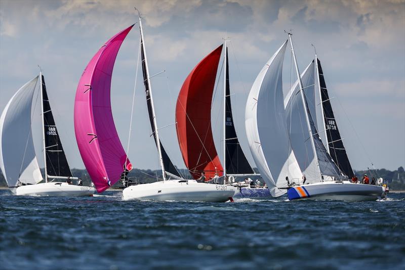 A three-way battle for IRC Two winner will be decided in the race to Cherbourg photo copyright Paul Wyeth / RORC taken at Royal Ocean Racing Club and featuring the IRC class