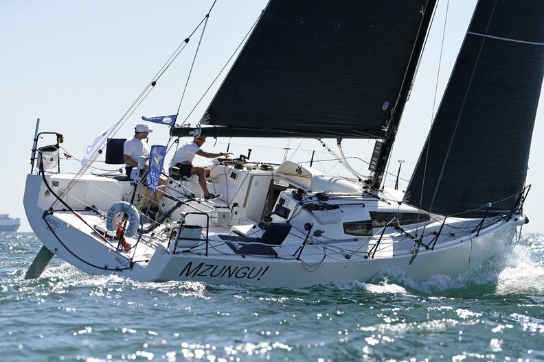 After an epic battle throughout the race, Sam White and Sam North's JPK 1080 Mzungu! finished second in class and third overall - Sevenstar Round Britain & Ireland Race - photo © Rick Tomlinson / RORC