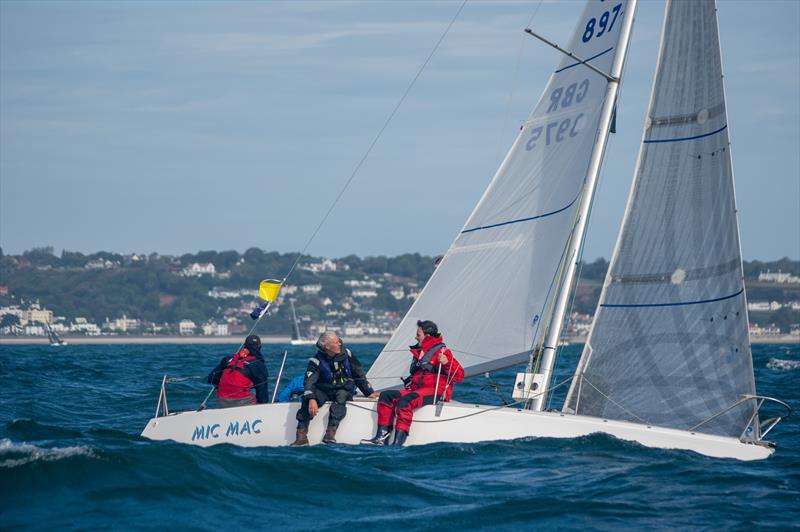 Mic Mac during the Carey Olsen Jersey Regatta 2022 photo copyright Simon Ropert taken at Royal Channel Islands Yacht Club and featuring the IRC class