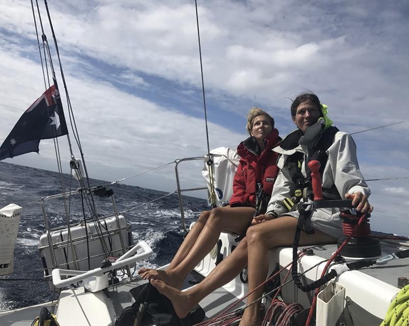 Annette Hesselmans and daughter Sophie Snijders sailing together photo copyright Annette Hesselmans taken at Ocean Racing Club of Victoria and featuring the IRC class