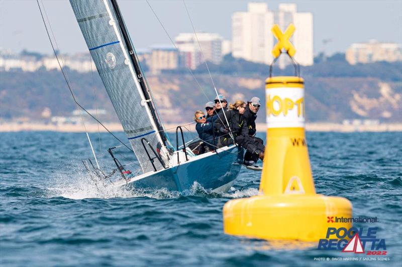 Competitive racing in Poole Bay photo copyright David Harding / www.sailingscenes.com taken at Royal Ocean Racing Club and featuring the IRC class