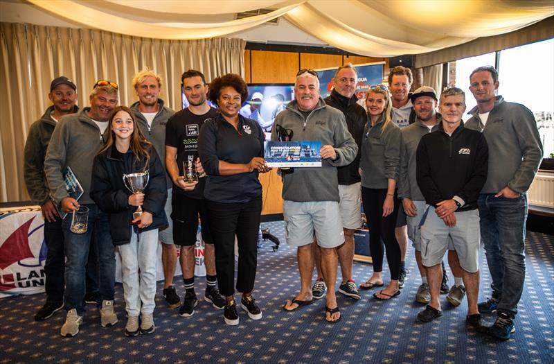 Overall winners - Ian Atkins and the crew of Dark ‘N' Stormy - Antigua Sailing Week - photo © Richard Langdon