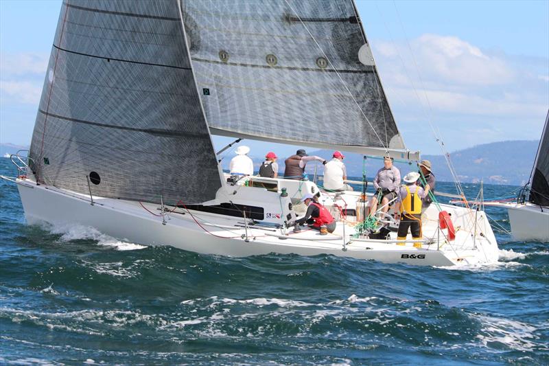 BYC Commodore Jeff Cordell's B&G Advantage  photo copyright Peter Watson taken at Bellerive Yacht Club and featuring the IRC class