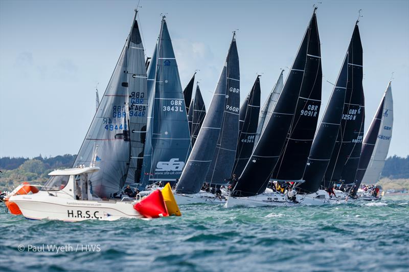 2022 Hamble Winter Series week 2 photo copyright Paul Wyeth / www.pwpictures.com taken at Hamble River Sailing Club and featuring the IRC class