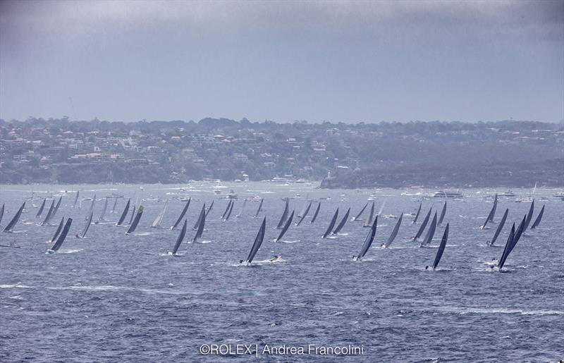 88 boats started the 2021 Rolex Sydney Hobart photo copyright Rolex / Andrea Francolini taken at Cruising Yacht Club of Australia and featuring the IRC class