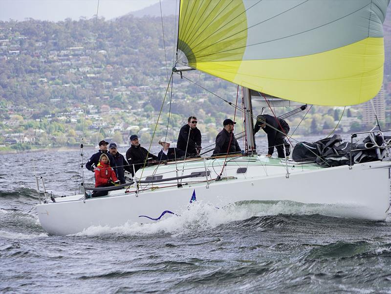 Whistler scoops the pool in Harbour Pennant photo copyright Gill Dayton taken at Derwent Sailing Squadron and featuring the IRC class