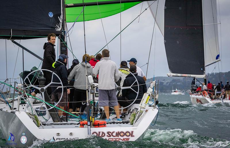 Old School and Nine Dragons pacing each other - NSW ORC Championship photo copyright RPAYC media taken at Royal Prince Alfred Yacht Club and featuring the IRC class