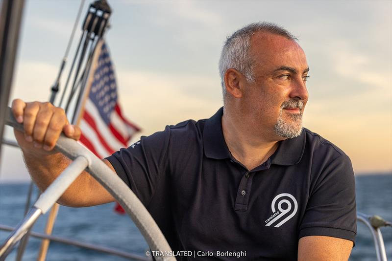 Marco Trombetti shipowner and co-skipper - photo © Carlo Borlenghi