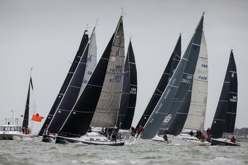 2022 Hamble Winter Series week 5 photo copyright Paul Wyeth / CWL taken at Hamble River Sailing Club and featuring the IRC class