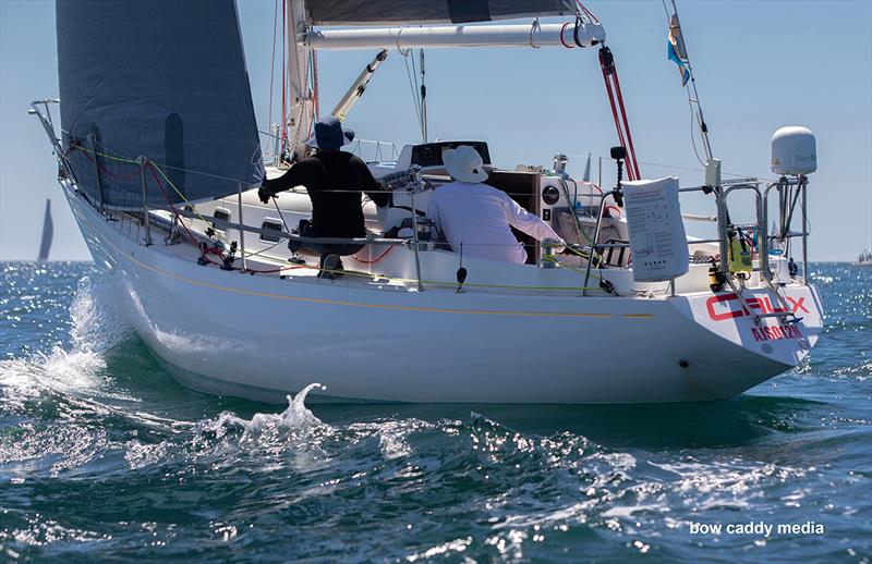 Crux looks to back up her fine results in the Tolgate Island Race photo copyright Bow Caddy Media taken at Cruising Yacht Club of Australia and featuring the IRC class