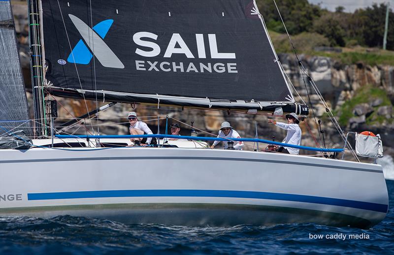 Sail Exchange passes South Head photo copyright Bow Caddy Media taken at Cruising Yacht Club of Australia and featuring the IRC class