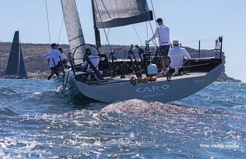 Caro working towards North Head photo copyright Bow Caddy Media taken at Cruising Yacht Club of Australia and featuring the IRC class