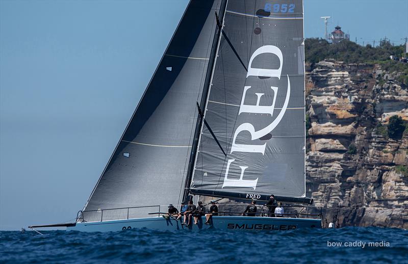 Smuggler leaves the Harbour photo copyright Bow Caddy Media taken at Cruising Yacht Club of Australia and featuring the IRC class