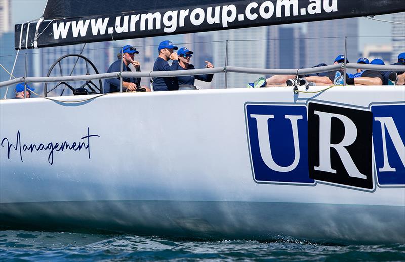 The Management team discuss tactics on URM photo copyright Bow Caddy Media taken at Cruising Yacht Club of Australia and featuring the IRC class