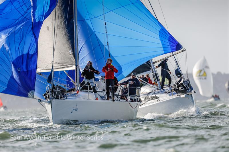 41st Hamble Winter Series Week 7 photo copyright Paul Wyeth / www.pwpictures.com taken at Hamble River Sailing Club and featuring the IRC class