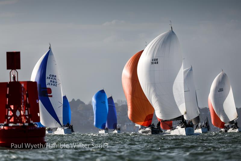 41st Hamble Winter Series Week 7 photo copyright Paul Wyeth / www.pwpictures.com taken at Hamble River Sailing Club and featuring the IRC class