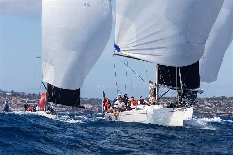 Downwind offshore and conditions couldn't be finer photo copyright Andrea Francolini taken at Middle Harbour Yacht Club and featuring the IRC class