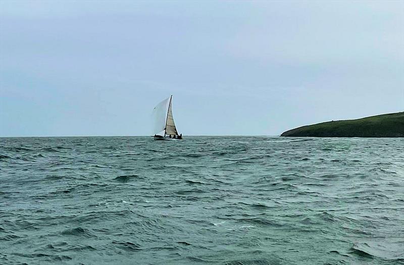 Wild Haggis planing away from the St Tudwall islands at speed during Pwllheli Winter Series week 2 photo copyright Ben Cartwright taken at Pwllheli Sailing Club and featuring the IRC class