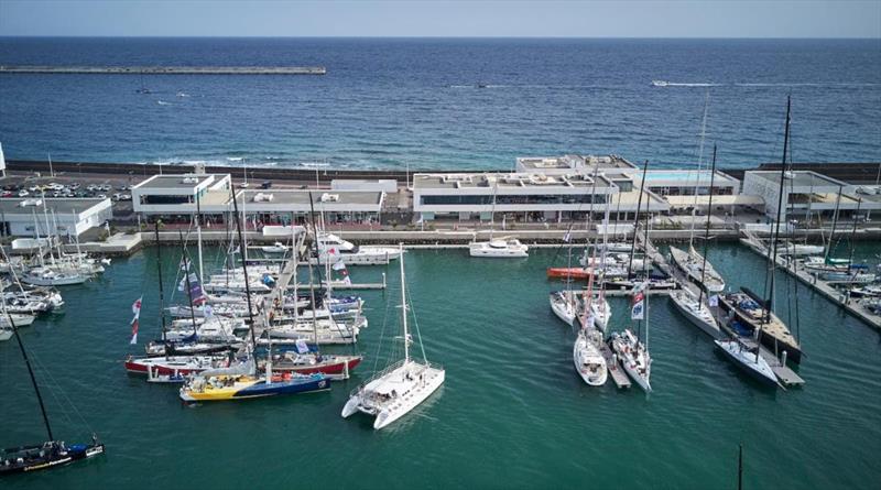 Many boats arrive early to prepare for the 3,000nm Atlantic race and make the most of the excellent facilities at Marina Lanzarote - photo © RORC