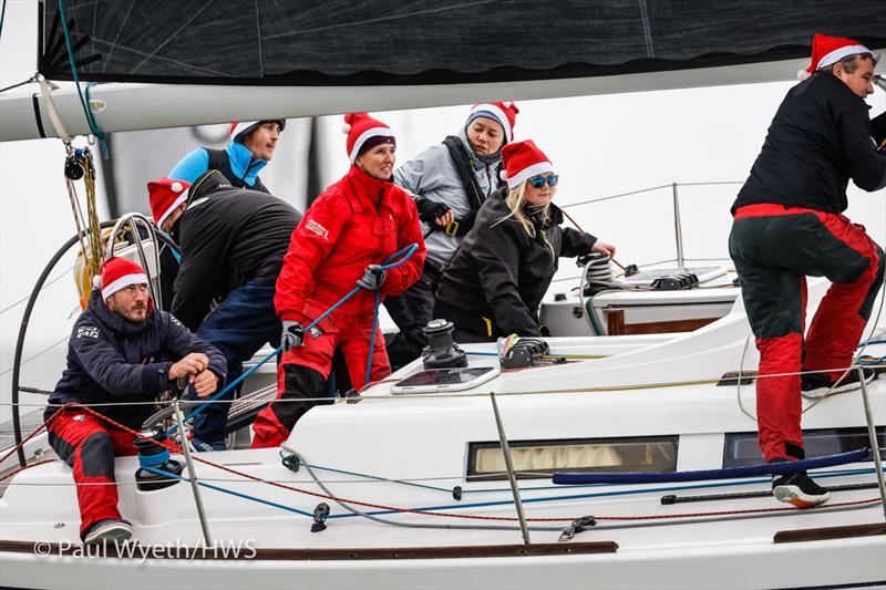 41st Hamble Winter Series Week 8 - Christmas spirit  photo copyright Paul Wyeth / www.pwpictures.com taken at Hamble River Sailing Club and featuring the IRC class