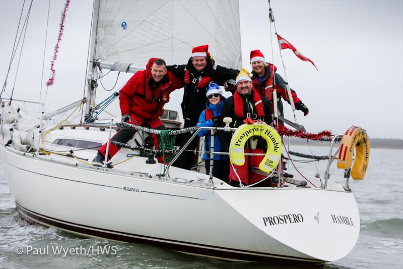 41st Hamble Winter Series - Prospero in the Christmas spirit - photo © Paul Wyeth / www.pwpictures.com