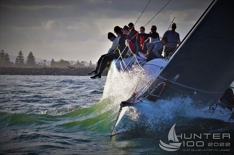 The Hunter 100! photo copyright Jack Buchan taken at Newcastle Cruising Yacht Club and featuring the IRC class