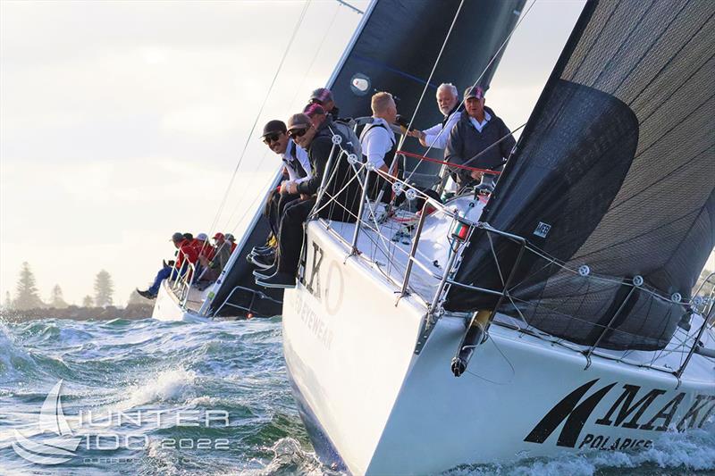 The Hunter 100! photo copyright Jack Buchan taken at Newcastle Cruising Yacht Club and featuring the IRC class