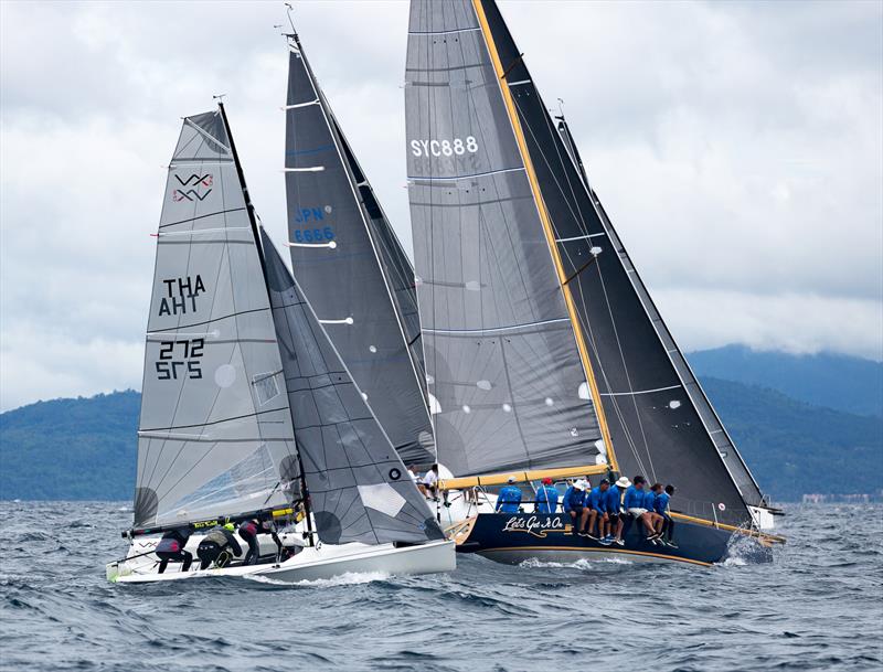 Phuket King's Cup 2022. IRC 1 start photo copyright Guy Nowell / Phuket King's Cup taken at Royal Varuna Yacht Club and featuring the IRC class