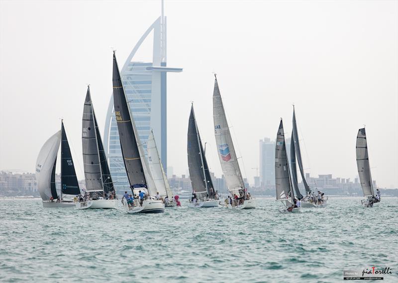 Five races are scheduled over two days with three inshore races and a double point scoring Coastal Race photo copyright Pia Torelli taken at Dubai Offshore Sailing Club and featuring the IRC class