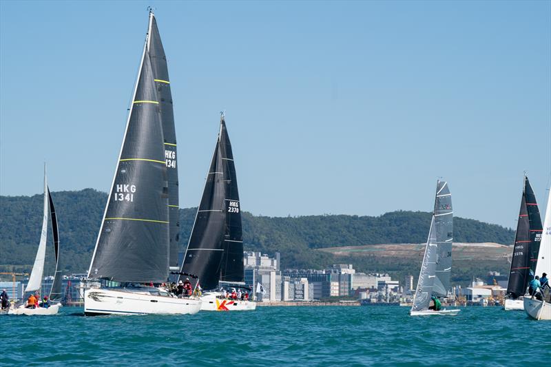 Swiss Re YMC Alma Mater Race 2022 photo copyright Panda Man / Takumi Images taken at Royal Hong Kong Yacht Club and featuring the IRC class