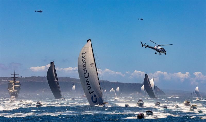 2022 Rolex Sydney Hobart Yacht Race day 1 - photo © Carlo Borlenghi