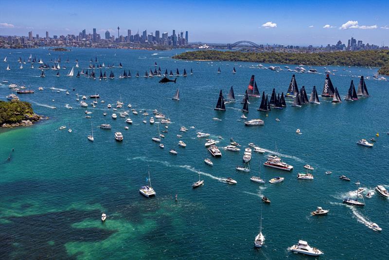 2022 Rolex Sydney Hobart Yacht Race day 1 photo copyright Carlo Borlenghi taken at Cruising Yacht Club of Australia and featuring the IRC class