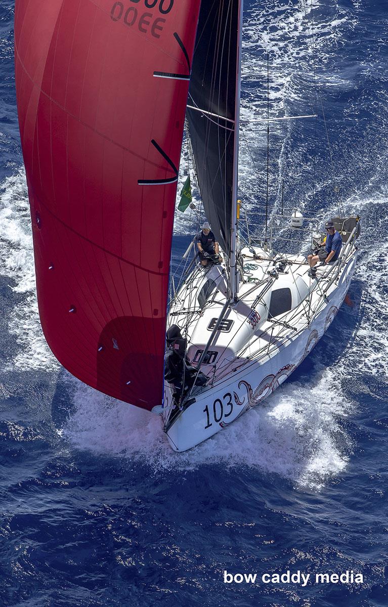 Transcendence Crento - Start of the 2022 Sydney Hobart race photo copyright Bow Caddy Media taken at Cruising Yacht Club of Australia and featuring the IRC class