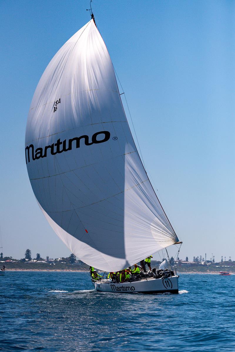 Queensland yacht Maritimo is expected to break the race record - 2022 Melbourne to Hobart Yacht Race photo copyright Michael Currie taken at Ocean Racing Club of Victoria and featuring the IRC class