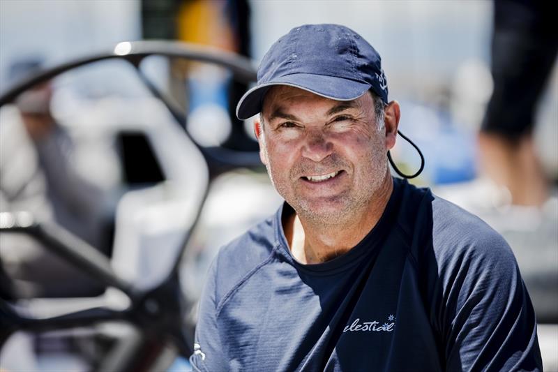 Celestial owner/skipper Sam Haynes after arriving in Hobart - 2022 Rolex Sydney Hobart Yacht Race  photo copyright Salty Dingo taken at Cruising Yacht Club of Australia and featuring the IRC class